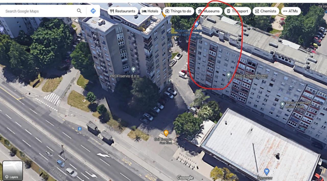 Studio Mojca Leilighet Ljubljana Eksteriør bilde